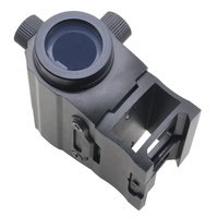 Mira Telescópica Compacta 1x20 con Punto Rojo y Alivio Ocular Gratuito para Caza - Negra