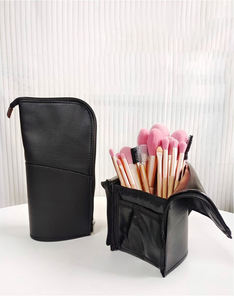 Bolsa de Cosméticos de Gran Capacidad de PU con Cremallera, Logotipo Personalizado, Bolsa de Maquillaje Impermeable para Viajes - Product Image 4