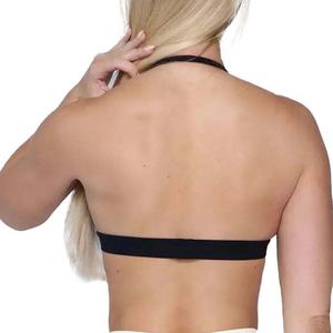 OEM Custom Lady Padded <b>Backless</b> Workout <b>Bra</b> Gym Yoga Top Yogawear Fitness Open Back Halter Seamless <b>Sports</b> <b>Bra</b> for Women - Product Image 4