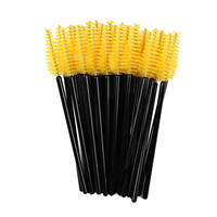 Brosse à cils micro multicolores de haute qualité Lymeebeauty, extensions de cils, plastique noir, jetable, écologique, mascara