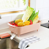Étagère de rangement murale multifonctionnelle en plastique écologique à 4 couleurs pour séchage de vaisselle, organisateur de salle de bain et rangement sous évier