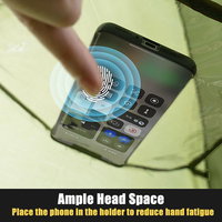 Tente de camping gonflable anti-moustiques à bas prix, quatre saisons, imperméable, résistante aux UV, en tissu Oxford, lit de camping portable