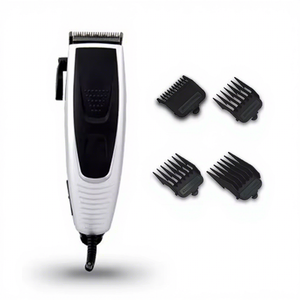 Tondeuse à cheveux électrique filaire en acier inoxydable pour hommes, pour la finition des barbes, des moustaches et des poils rebelles, réglable, usage hôtelier - Product Image 1