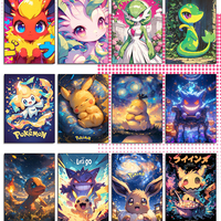 YQ Grosir Kartu Kustom Eif Strip Film Foto Bayi Hadiah Pokemoned Tear-off Tabs Pokemoned Booster Box case Permainan Papan Hadiah Mainan