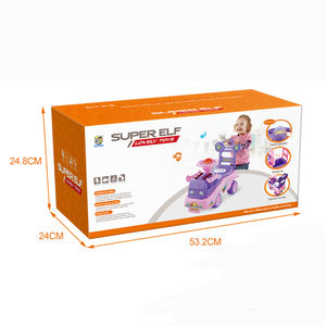 儿童趣味卡通滑动婴儿学步车童车自行车三轮车骑在女孩男孩的车上 - Product Image 4