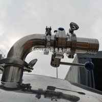 Réservoirs de stockage étanches à l'air 304/316 en acier inoxydable de qualité sanitaire 100-1000L de haute qualité pour l'eau/jus utilisé pour le milieu liquide