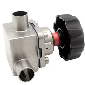 SS316L u loại van màng vô trùng độ tinh khiết cao khí nén ba chiều van màng cho ngành công nghiệp dược phẩm - Product Image 4