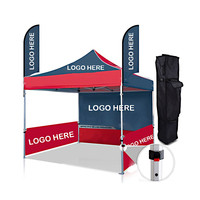 Carpa Promocional Personalizada con Impresión, de Acero, para Ferias Comerciales, Eventos al Aire Libre, Marketing y Publicidad