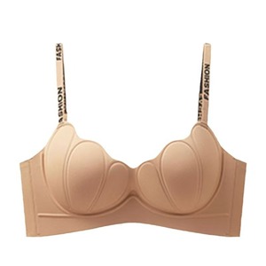 Nouveau soutien-gorge pour femmes avec de petits <span class=keywords><strong>seins</strong></span> froncés sans anneau en acier Push up beau soutien-gorge dos nu - Product Image 4