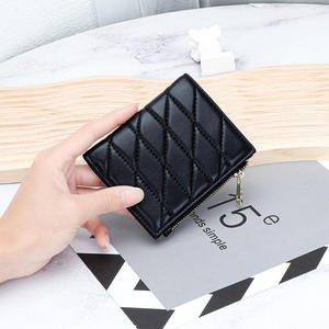 Andong Sheepskin Fashionable Short Wallet for Women Ladies <b>Girls</b> Multi-Card Slot Folding Money Bag Outdoors Zipper Zero <b>Purse</b> - Product Image 2