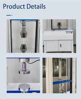 Machine d'essai universelle professionnelle à double colonne de type servo, haute précision, conforme aux normes électroniques ASTM E8 et ISO 6892