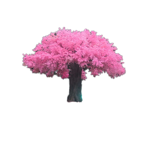 Grand Parapluie de Mariage <span class=keywords><strong>Rose</strong></span> en Forme de Fleur de Cerisier Artificiel 650cm de Hauteur Silken en Fibre de Verre Fleur de Soie Simulation de Plante - Product Image 1