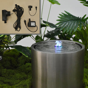 Decoración <span class=keywords><strong>exterior</strong></span> para jardín, fuente de agua de mesa, decoración Fengshui con luz <span class=keywords><strong>LED</strong></span> para el hogar, oficina, dormitorio, decoración de relajación - Product Image 6