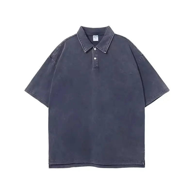 Großhandel hochwertiges schlichtes lässiges atmungsaktives kurzarm-Polo-T-Shirt Golfbekleidung individuelles Logo Polo-Shirt für Herren