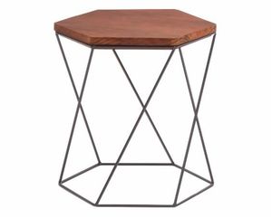 Luxury Solid Metal Frame Industrial Furniture Natural Top Wooden <b>Table</b> for Home Hotel Restaurant Coffee Shop for <b>Bar</b> Areas - Product Image 2