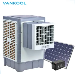 Raam Verdamping Solar Dc 12 Volt Luchtkoeler 40l Watertank Capaciteit Aire Con Paneel Zonne-Energie Airconditioner