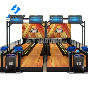 Equipamento de entretenimento mini bowling interno, linha de tigela sintética