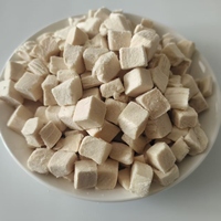 Friandise pour animaux de compagnie riche en protéines, fabriquée à partir de poitrine de poulet pure, pour la nutrition quotidienne des chats et des chiens, granulés de poitrine de poulet lyophilisés