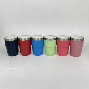 Verre à vin et tasse à expresso en acier inoxydable double paroi, petite capacité 2oz/4oz, pour sublimation, pour whisky et usage extérieur, modèle international - Product Image 4