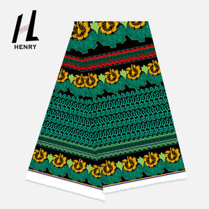 海岛风格花卉设计印花人造丝面料中国工厂批发高品质支持定制 - Product Image 5