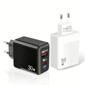 Travel Wall Charger Mobile Phone Charger Adapter Dual Ports Type <b>C</b> Charging <b>Plug</b> <b>Usb</b> Charger for Phone 15 16 Pro Max - Product Image 2
