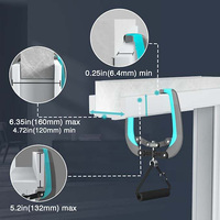 Barre de traction pour porte WellShow, installation sans vis, barre de cadre de porte avec pince intelligente, entraînement du haut du corps, barre de traction portable