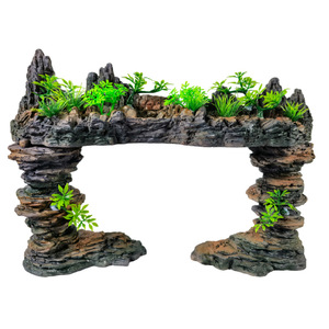 Ensemble de paysagisme pour aquarium, rochers artificiels en résine, pierres décoratives, éléments de paysage bonsaï pour la décoration d'aquarium - Product Image 4