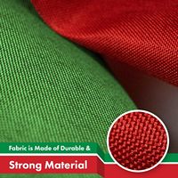 Drapeau italien 3x5 pieds, couleurs vives, résistant à la décoloration, toile renforcée, double couture, polyester avec œillets en laiton