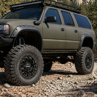 Jantes en alliage d'aluminium noir SRD Beadlock forgées tout-terrain 6x139.7 6x114.3 17 18 19 29 pouces pour Hilux Ranger Patrol