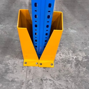 Protecteur de colonne d'angle pour rayonnage à palettes BRIO en <span class=keywords><strong>acier</strong></span> au carbone robuste avec revêtement en poudre jaune pour atelier - Product Image 1