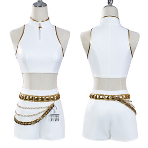 Costume di Alta Qualità per Film Zoey Rumi Mira <span class=keywords><strong>HUNTER</strong></span> X KPOP Demon Hunters Halloween Carnevale Festa Gioco di Ruolo Uniforme Bianca Altri Abiti - Product Image 6