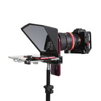 Téléprompteur Bestview T2 universel portable pour téléphone portable, tablette, appareil photo reflex numérique, pour l'enregistrement vidéo et la diffusion en direct