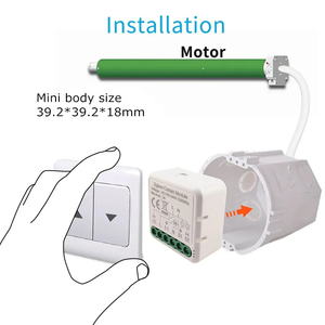 <span class=keywords><strong>Module</strong></span> de rideau double Tuya, 2 canaux, télécommande <span class=keywords><strong>sans</strong></span> <span class=keywords><strong>fil</strong></span>, relais, <span class=keywords><strong>module</strong></span> de rideau WiFi, interrupteur <span class=keywords><strong>pour</strong></span> volets roulants électriques - Product Image 2