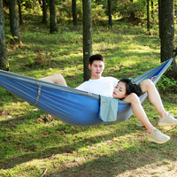 Logo personnalisé Nylon Moustiquaire Hamac Suspendu Balançoire Chaise Lit Pour Camping En Plein Air Voyage Randonnée Plage