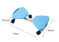 Disque de torsion pour les hanches et la taille, appareil de fitness à double axe avec corde de traction et machine de torsion rotative pour la taille