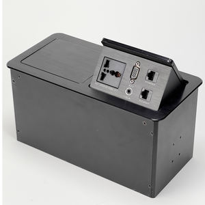 <span class=keywords><strong>Prise</strong></span> de courant escamotable double à levage lent avec NFC, puissance nominale 16A, indice de protection IP44, usage industriel pour hôpitaux - Product Image 1