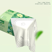 Papier mouchoir facial de haute qualité, confortable, lisse, en pâte de bois vierge, écologique, pour le bureau, l'hôtel, la maison