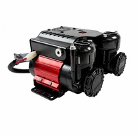 Compresseur d'air pour pneus à double cylindre 12V 44mm, 5.9CFM 150PSI, pompe robuste pour 4x4, camion, SUV, tout-terrain