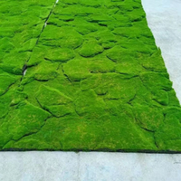 Tapis en rouleau de mousse artificielle verte en peluche, grande surface, pour maquette ferroviaire, table de sable, affichage en centre commercial, décoration murale
