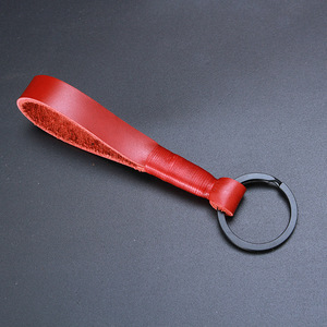 Handgefertigter Retro Echtleder Autoschlüsselanhänger Maßgefertigter Kuhleder-Seil-Schlüsselring für Männer und Frauen Auto-Schlüsselhalter Schlüsselanhänger - Product Image 4