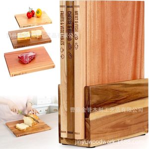 Juego de Tablas de Cortar de Madera Estilo Libro, 3 Piezas, Tabla de Cortar Rectangular para Separar Frutas, Verduras y Carne, Utensilio de Cocina - Product Image 1