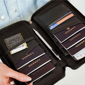 Cartera de Cuero de Lujo para Mujer, Cartera Larga para Teléfono Inteligente, Precio Competitivo de Fabricante, Porta Documentos de Viaje y Pasaporte - Product Image 4
