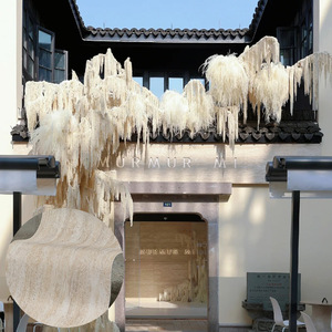 Revêtement mural blanc MCM pour la décoration de la <span class=keywords><strong>maison</strong></span>, carrelage mural en argile contemporain pour l'intérieur et l'extérieur, panneau mural flexible en pierre souple, pierre calcaire - Product Image 4