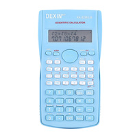 Calculatrice Scientifique Numérique Multifonctionnelle pour Étudiants, Ordinateur Coloré avec Fonctionnalités pour Examens, Alimentation Solaire, en Plastique, Calendrier de Bureau