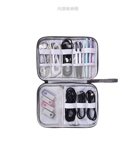 Bolsa Organizadora de Cables Portátil de Viaje con Logotipo Personalizado Popular de Fábrica, Bolsa Organizadora de <span class=keywords><strong>Accesorios</strong></span> Electrónicos de Alta Calidad - Product Image 2