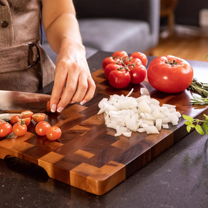 Tùy Chỉnh Nhà Bếp Gỗ Thớt Khối Set-Acacia End Hạt Cho Thịt Và Rau Thịt Của Thớt Board Cho Nhà Bếp Sử Dụng - Product Image 3