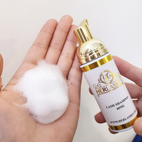 Kit de Soin Après-Extensions de Cils Nettoyant Shampoing Marque Blanche avec Logo et Emballage Brosses de Nettoyage et Kits de Ventilateurs en Gros