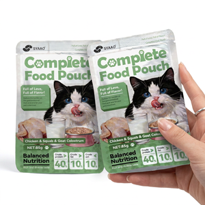 Alimentation complète pour animaux domestiques, sachet de 85 g et 400 g, marque personnalisée OEM, nourriture humide pour chiens et chats. - Product Image 1