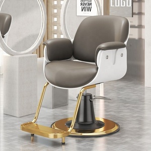 Fauteuil de Barbier Moderne Hydraulique, Chaise de Coiffure Inclinable à 360 Degrés avec Repose-Pieds pour Salon de Beauté - Product Image 5