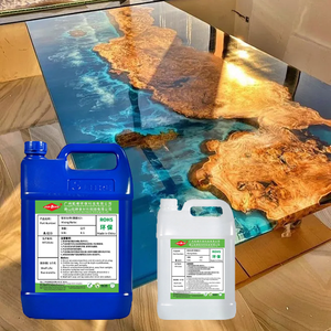 Resina Epoxi de Alta Transparencia para Moldeo Profundo 3:1 para Mesas de Río, 7cm, Resistente a Rayos UV, Líquido Cristalino sin Burbujas - Product Image 1